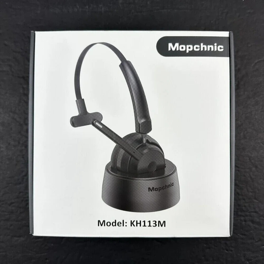 Mopchnic Mono Bluetooth Headset - KH113M - Black Working time: 35H